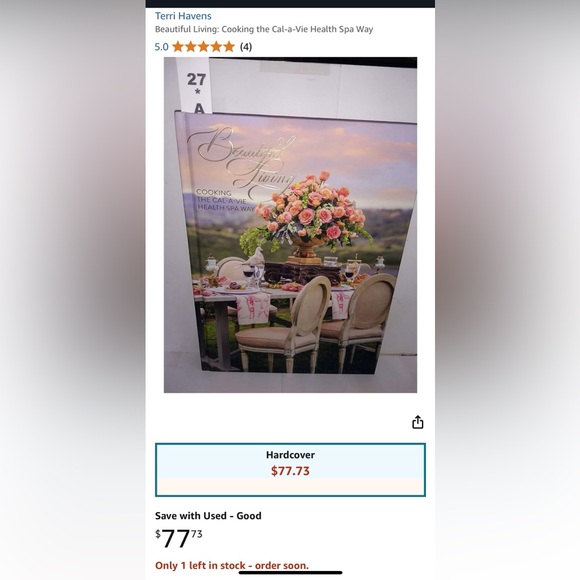 NWT Coffee Table Healthy Cookbook; Wrapped; 300 Beautiful Pages; MSRP $75 - Picture 6 of 8